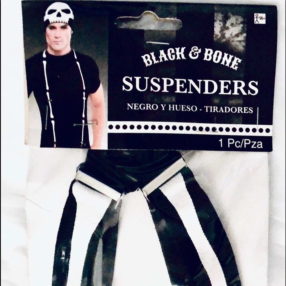🎃skeleton suspenders.🎃